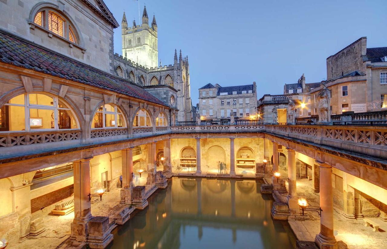 فندق باثين هاوس المظهر الخارجي الصورة The Roman Baths in Bath
